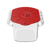 তাপ প্রতিরোধী মাইক্রোওয়েভ বেকন গ্লাস কুকার