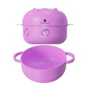 স্ট্রেনার সহ মাইক্রোওয়েভ রামেন বাটি